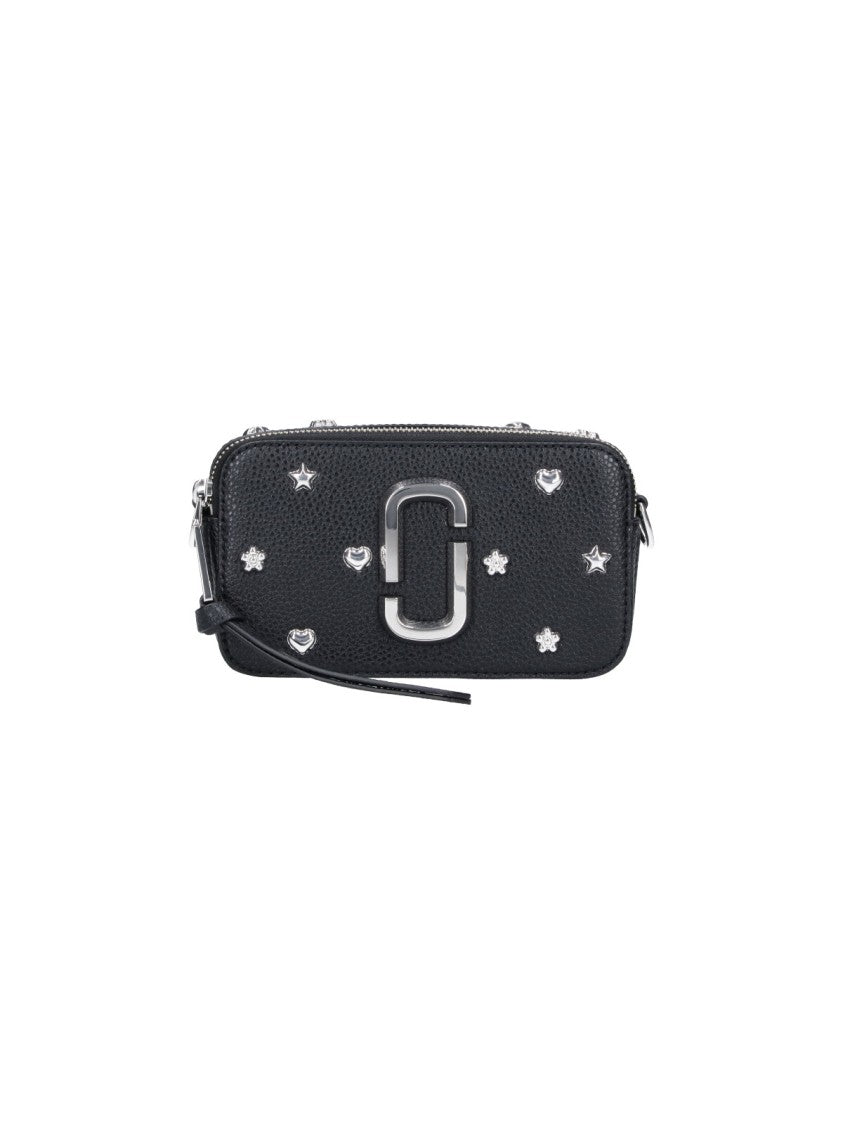 Marc Jacobs Black The Snapshot Calf Leather Bag