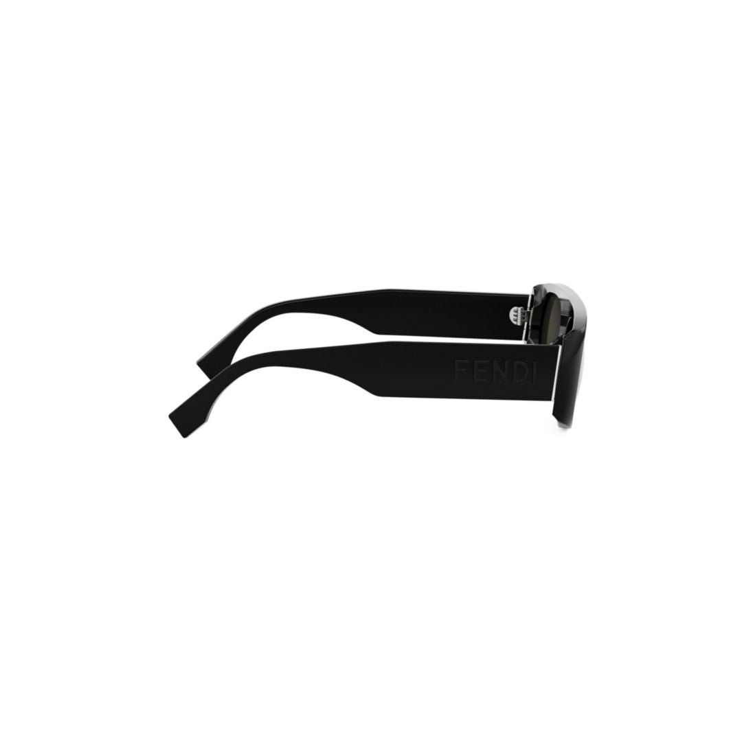 Fendi Fe40169i Bold Rectangular Frame Sunglasses