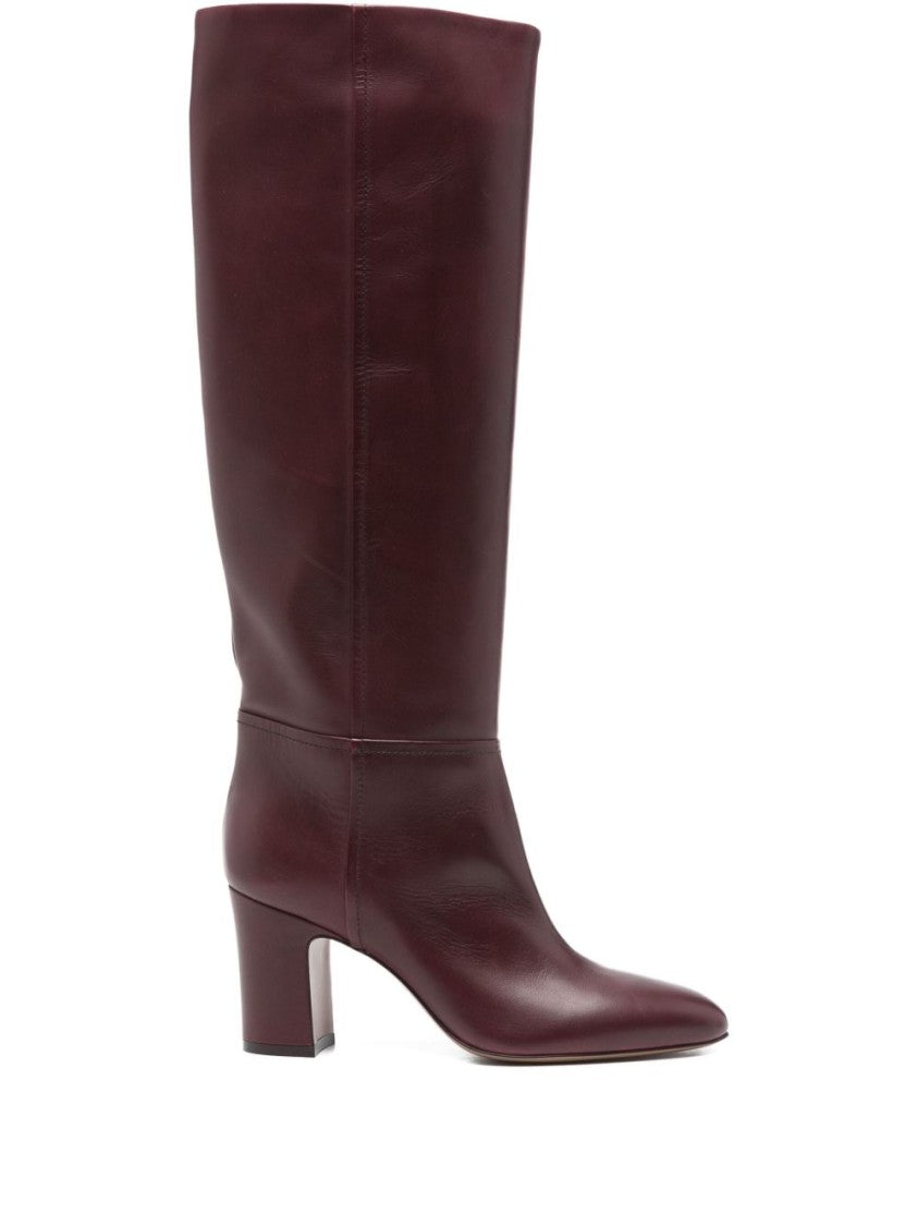 Paris Texas Bordeaux Ankle Boots With Pointed Toe