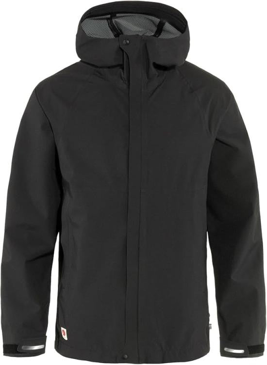 Fjallraven Kanken Modern Black Fjallraven Jacket With Full Front Zipper And Hood