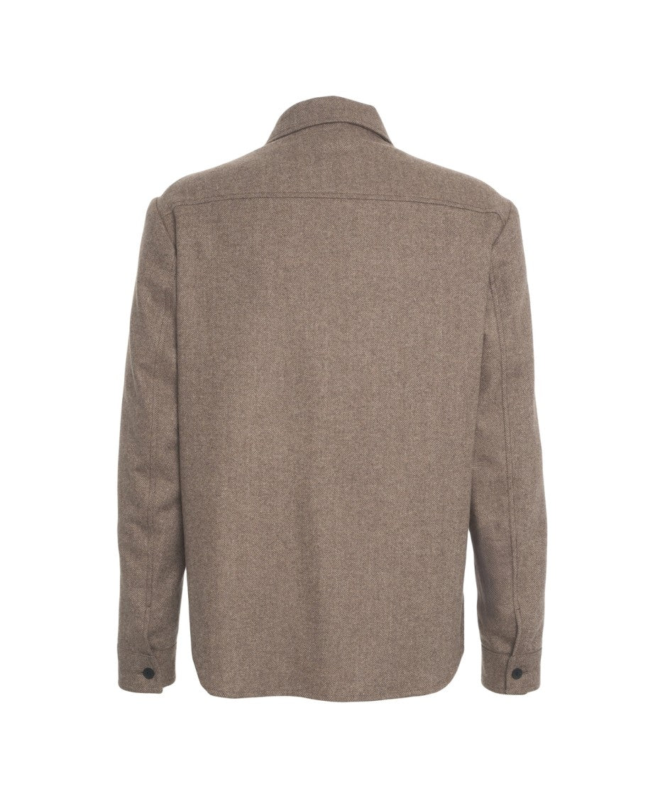 Briglia Overshirt In Lana 'John'