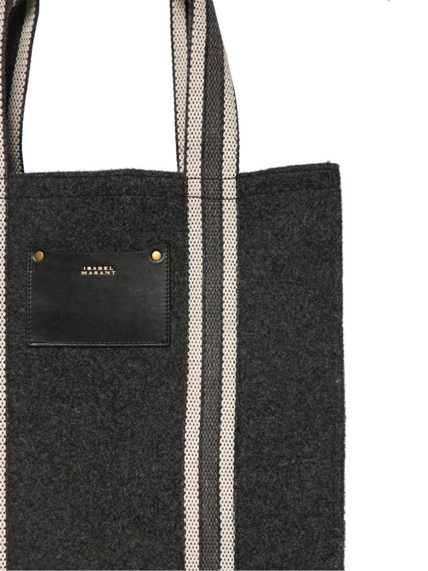 Isabel Marant Aruba Puebla Logo Patch Tote Bag