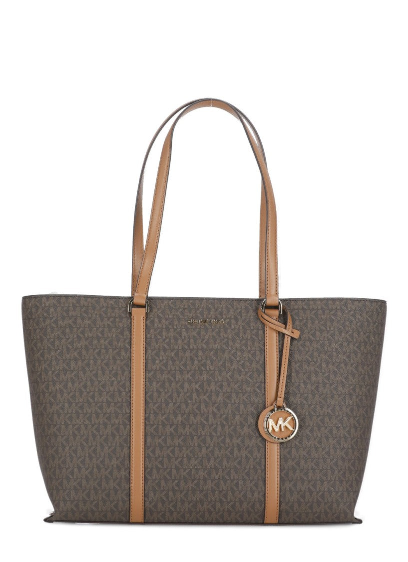 Michael Michael Kors Brown Temple Shopping Bag