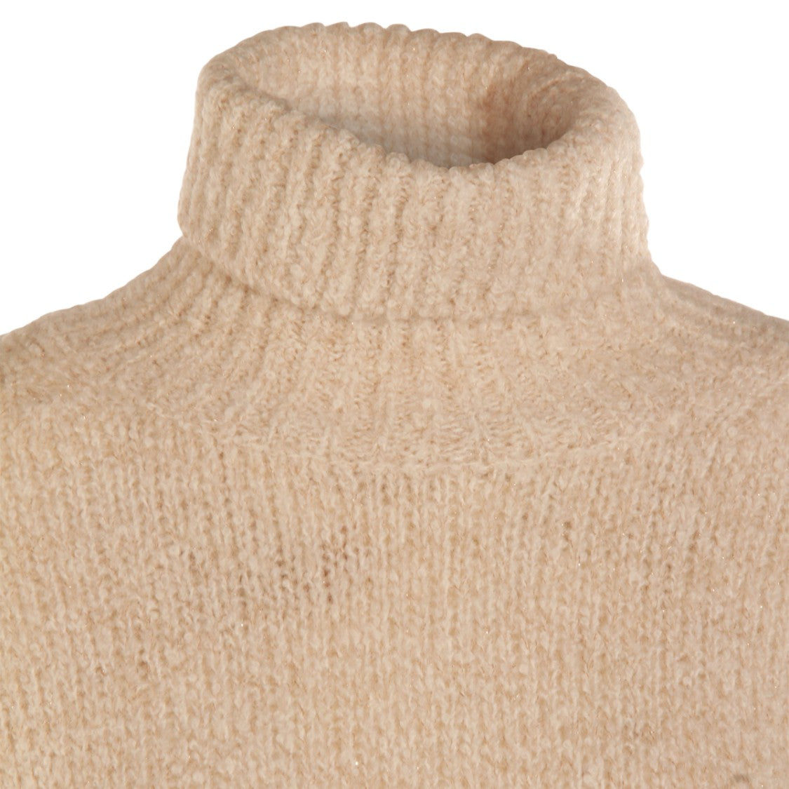 Eleventy Turtleneck Sweater In Warm Sand Tone