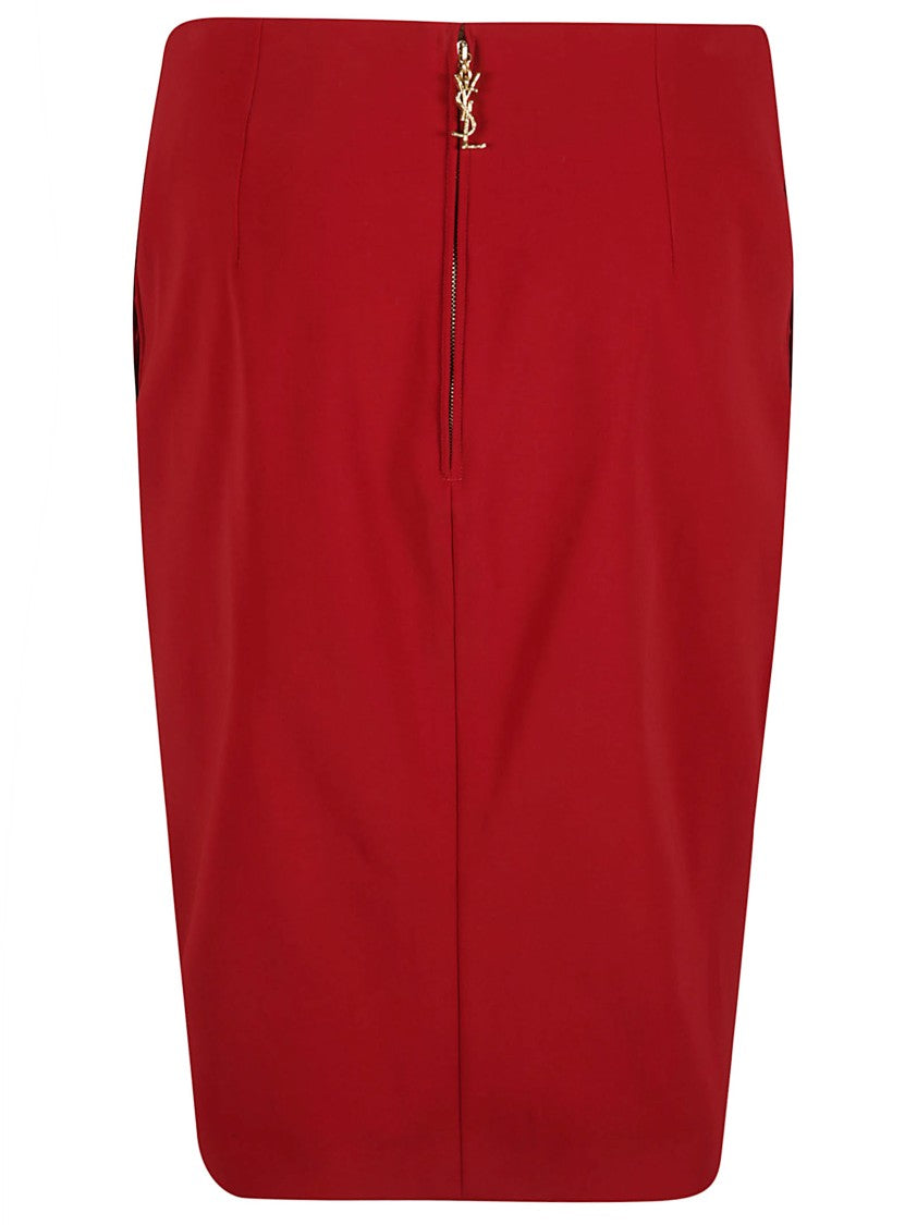Saint Laurent Mid-Waisted Pencil Skirt