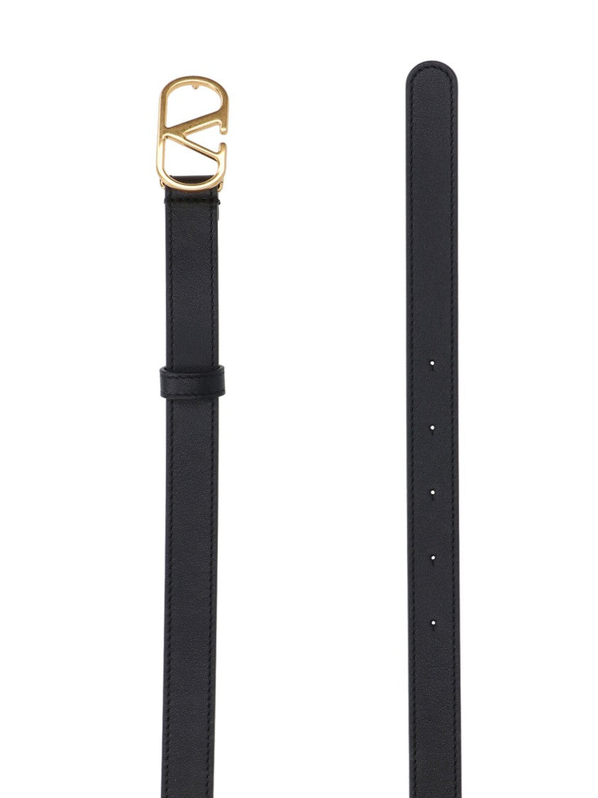 Valentino Garavani "Vlogo Signature" Belt Black