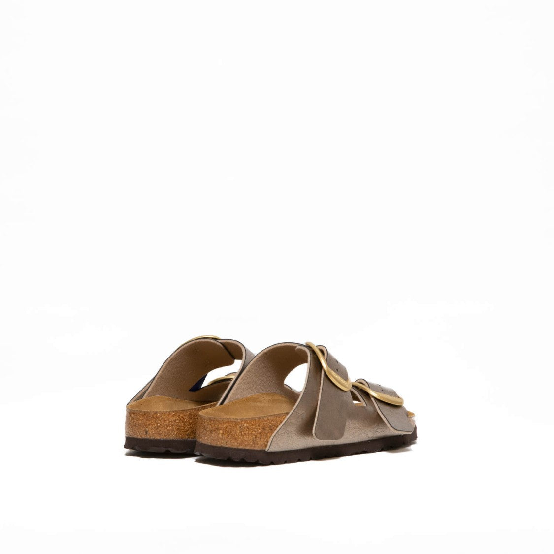 Birkenstock Arizona Sandal In Laminated Leather Dove Gray