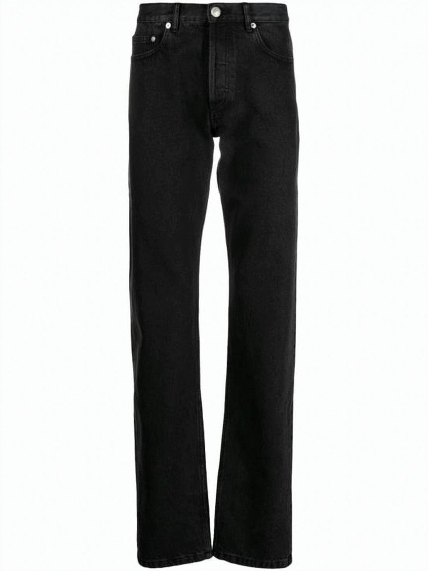 A.P.C. Straight-Leg Denim Pants With Mid-Rise Waist And Classic Design