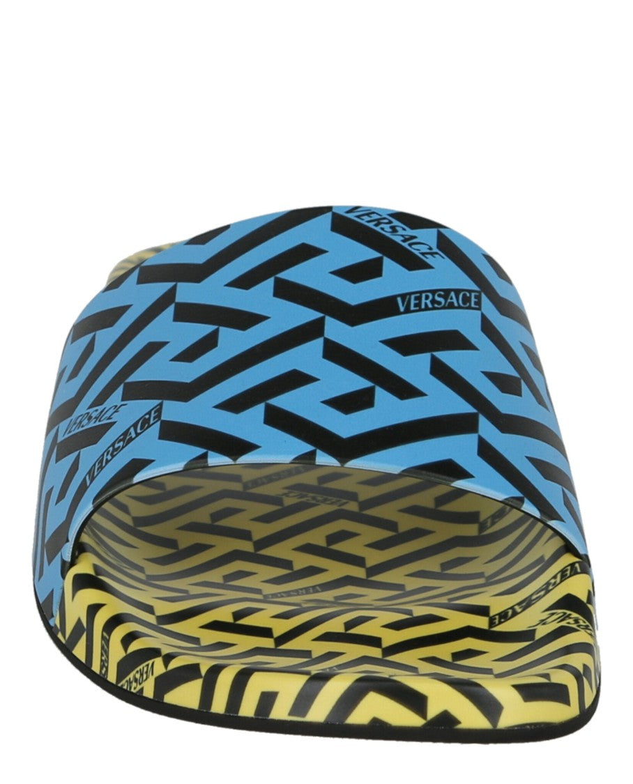 Versace Greca Print Slides