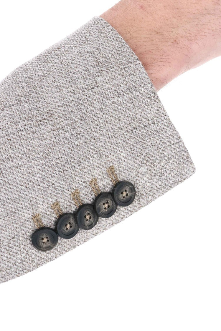 Tagliatore Pino Lerario Line Linen-Wool Knitted Jacket