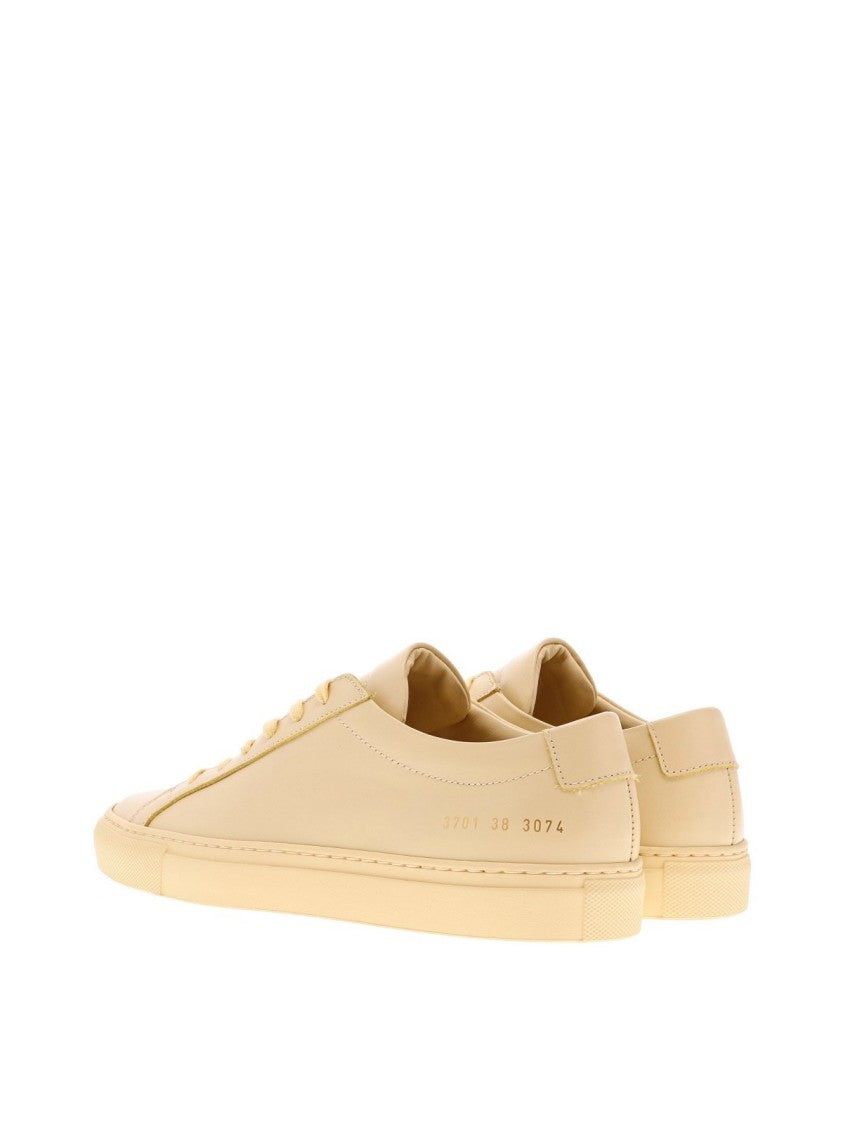 Common Projects Original Achilles Low Yellow Sneakers