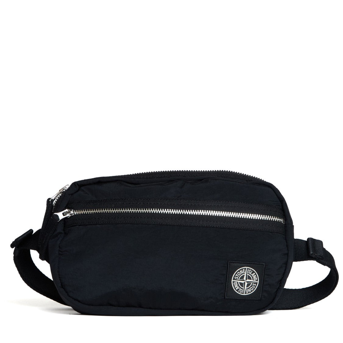 Stone Island Coated Nylon Metal Waist Bag In Econyl