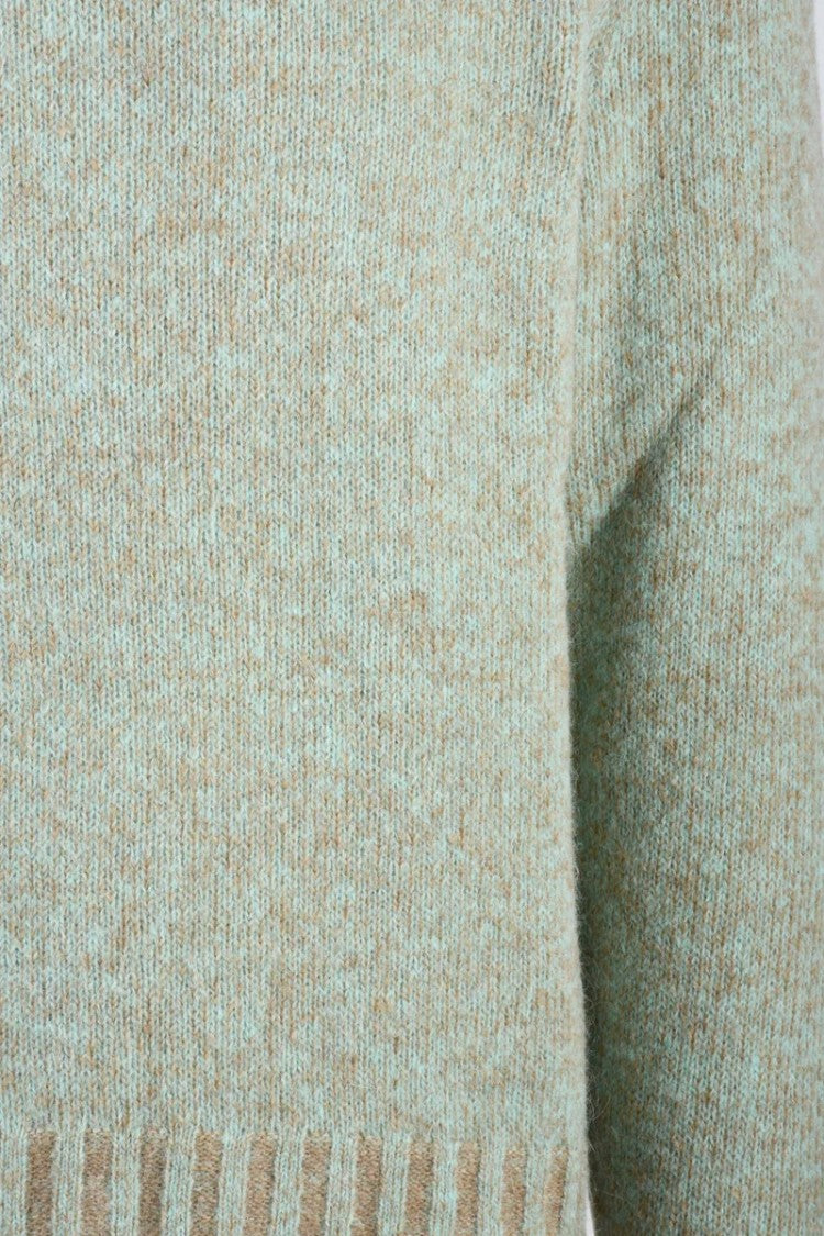 Become Crew Neck Sweater Green/Brown