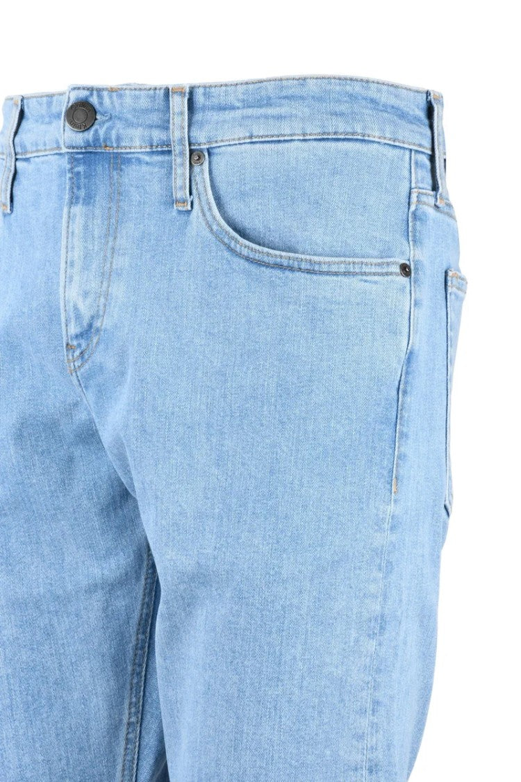 Calvin Klein Light Blue Tapered Stretch Jeans