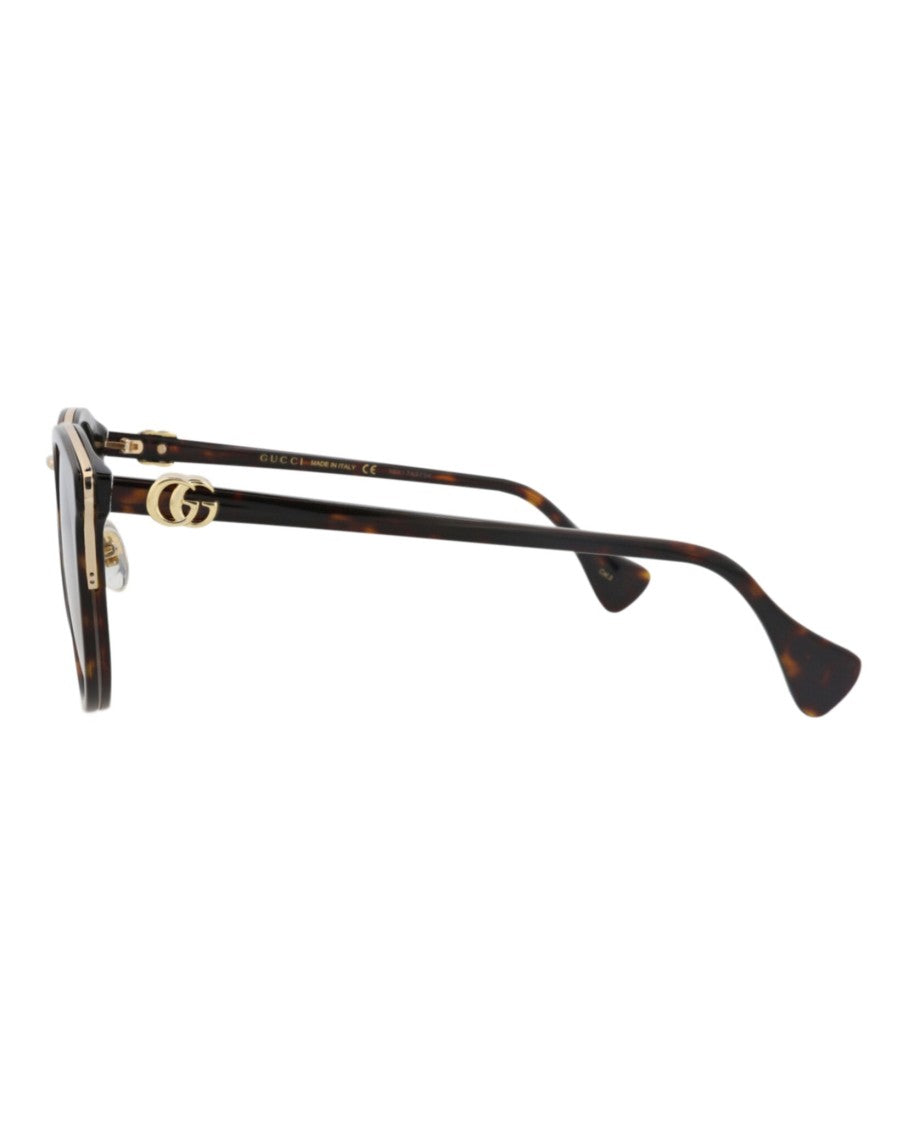 Gucci Round-Frame Acetate Sunglasses