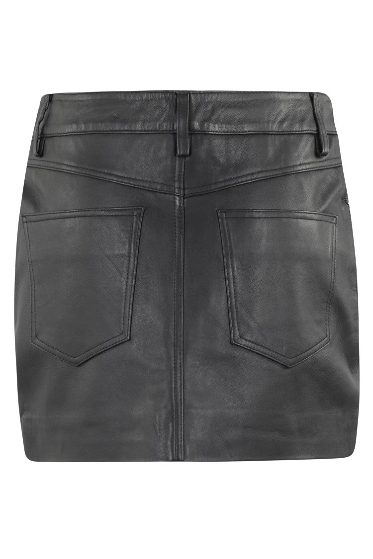 Remain Leather Mini Skirt