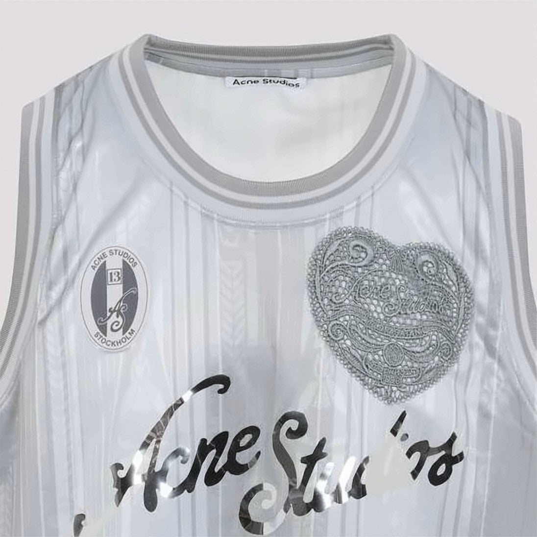Acne Studios Polyester Jersey Tank Top