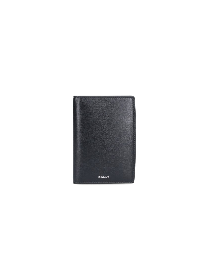 Bally Bi-Fold Logo Wallet – Black