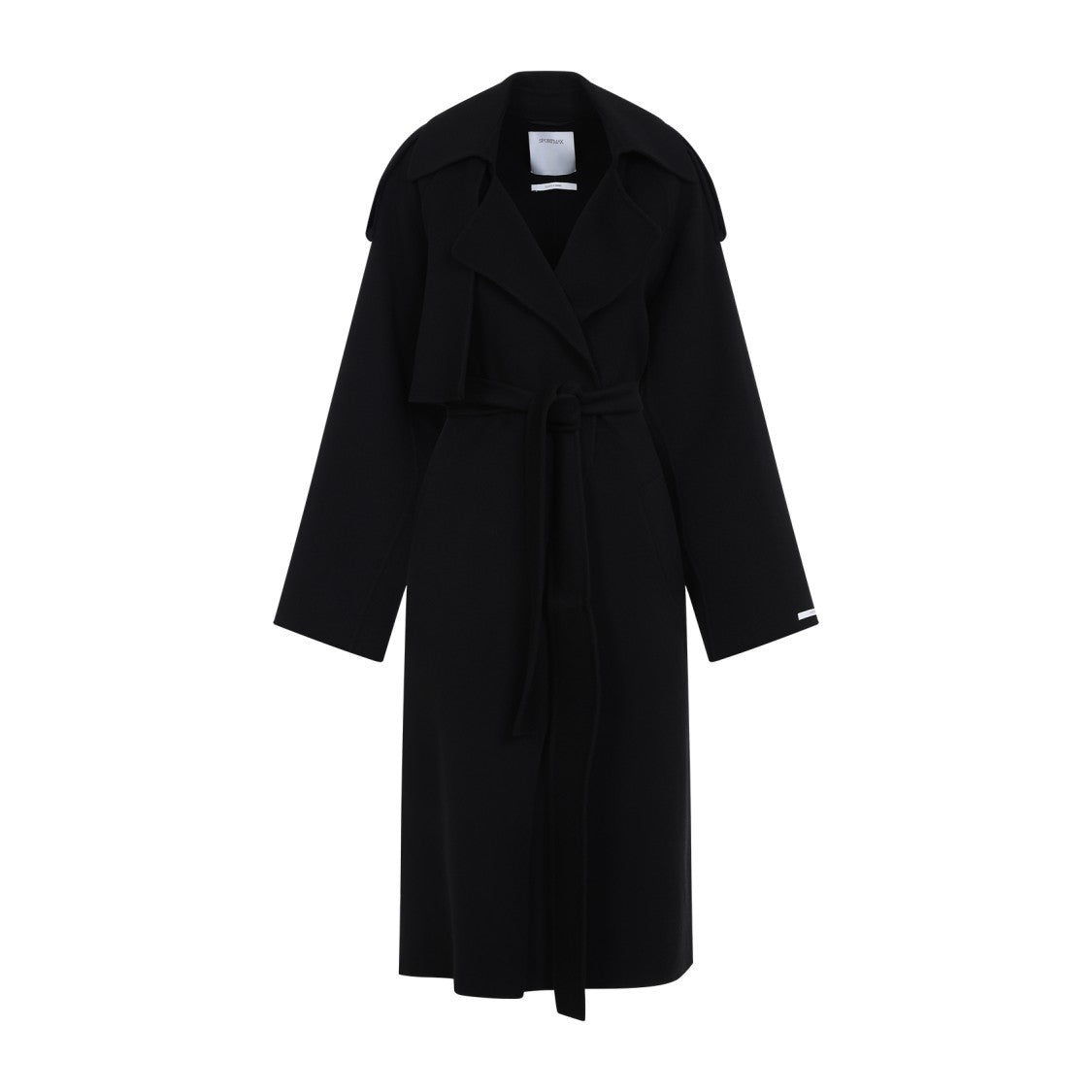 Sportmax Belted Virgin Wool Coat