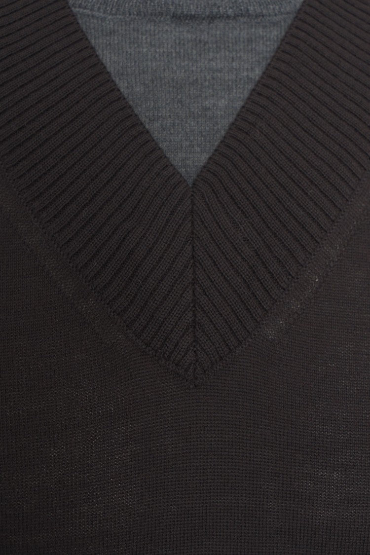 Paolo Pecora V-Neck Knit Sweater