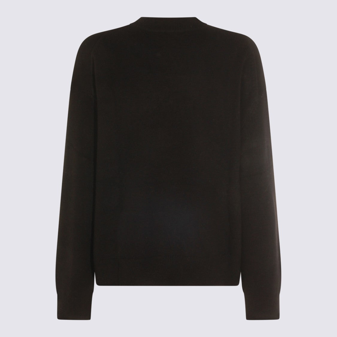 Anine Bing Fine-Knit Crew Neck Sweater With Ribbed Details