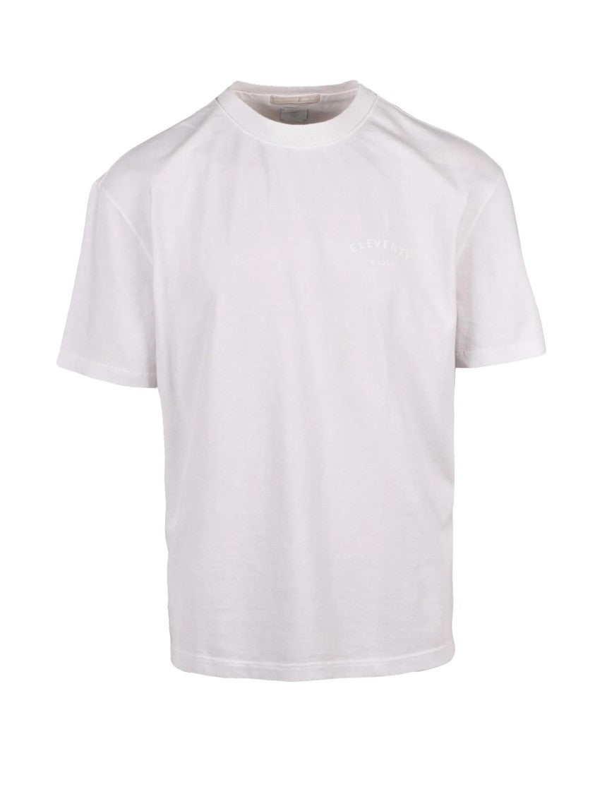 Eleventy Beige Men Cotton T-Shirt