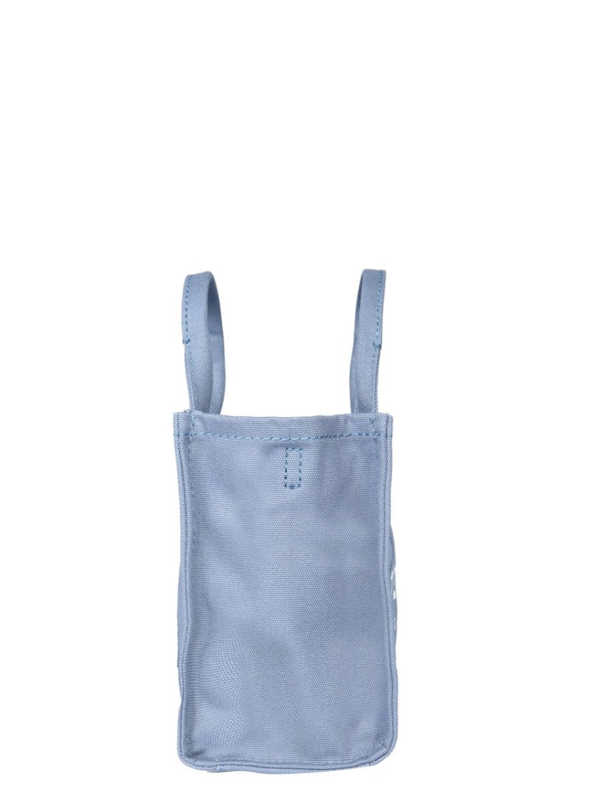 Marc Jacobs Small Rectangular Tote Bag In Soft Muted Blue