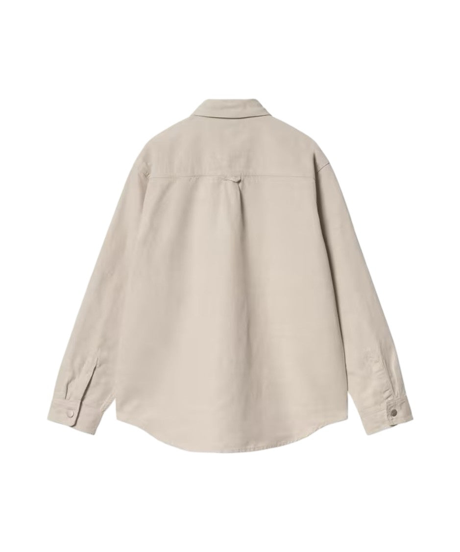 Carhartt Wip Relaxed Fit Button-Up Shirt Jac With Logo Patch