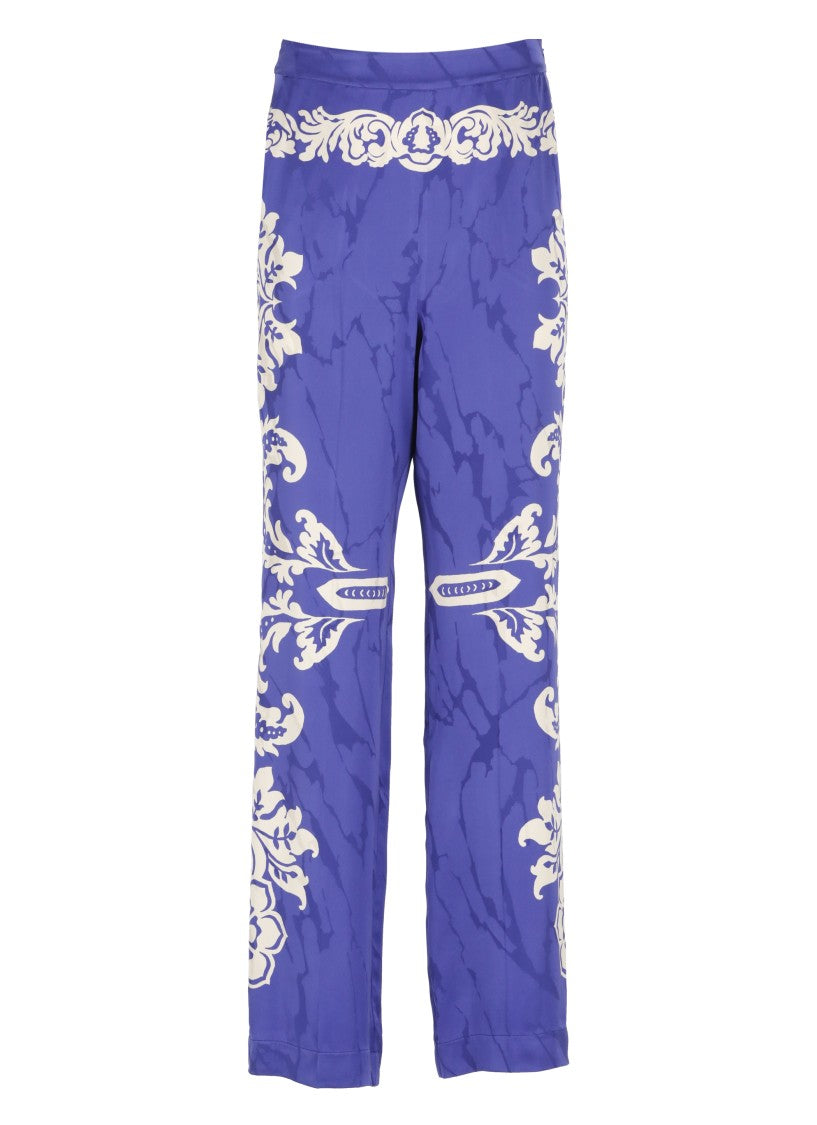 Etro Purple Viscose Pants
