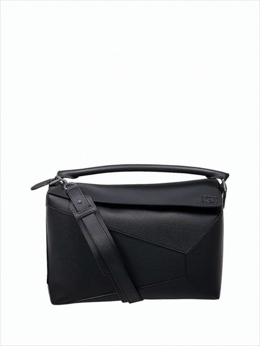 Loewe Structured Calf Leather Shoulder Bag