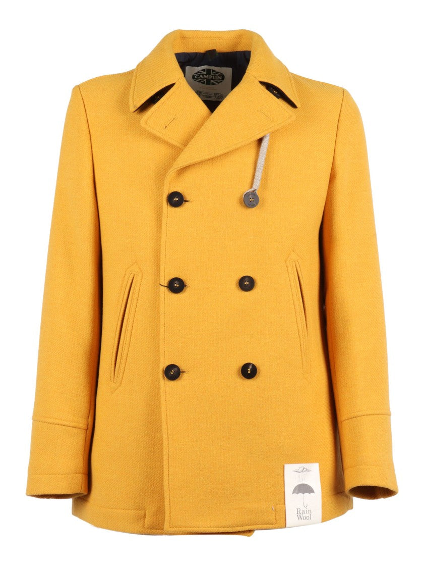 Camplin Island - S Double-Breasted Wool Coat