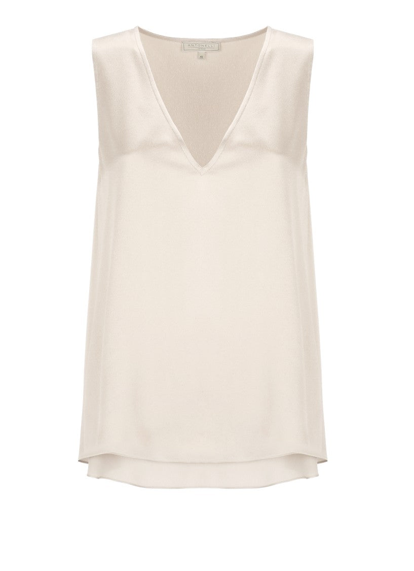 Antonelli Pink Silk Blend Top