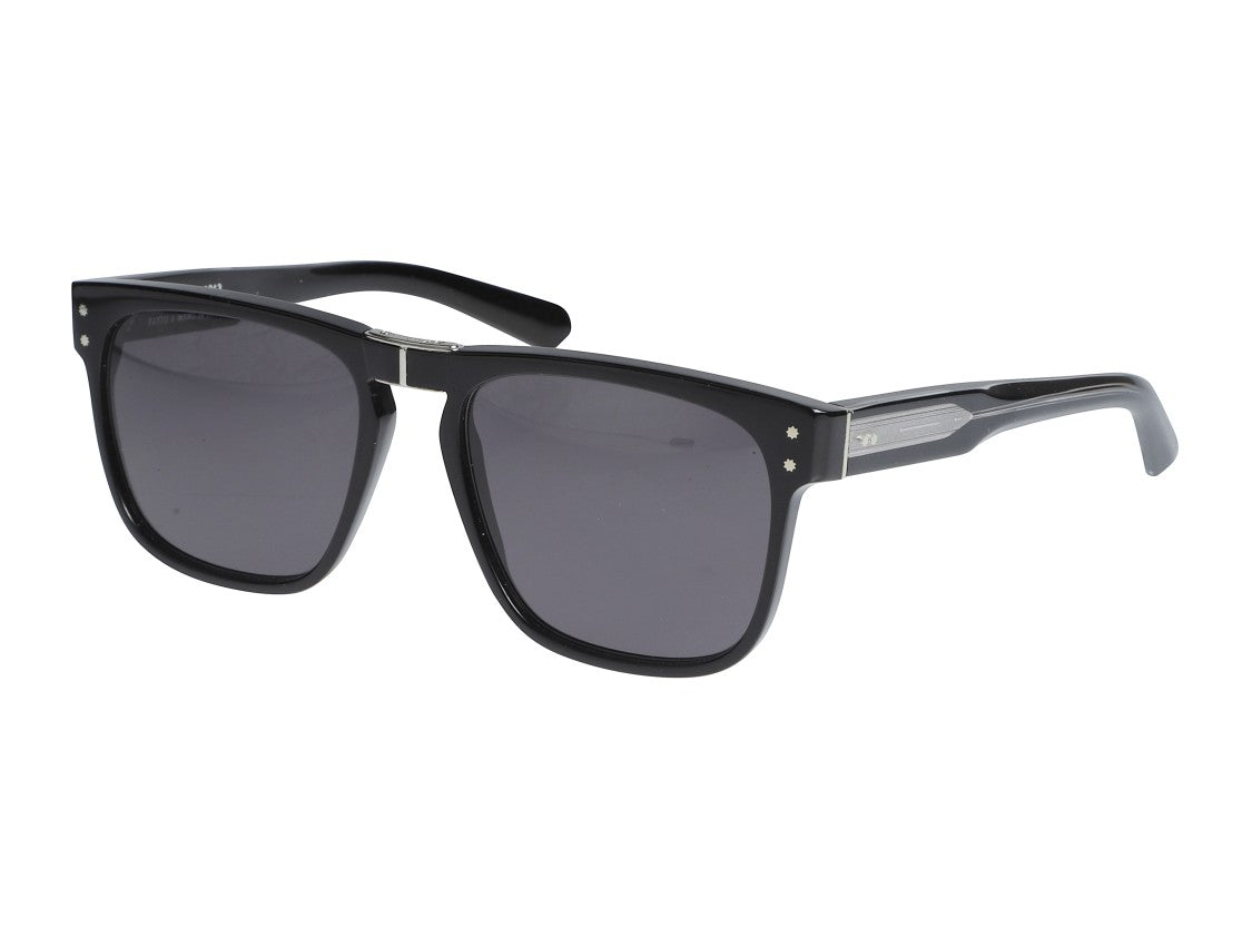 Kador Rider Flag/N Glossy Square Frame Sunglasses
