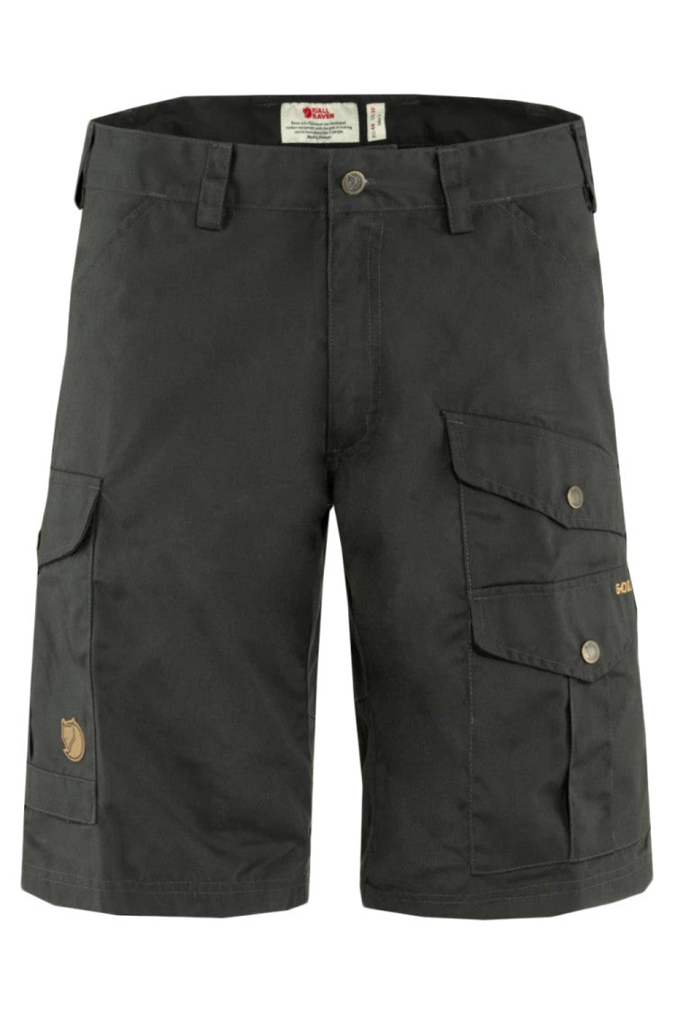 Fjallraven Kanken Sturdy Black Shorts With Multi-Flap Pockets