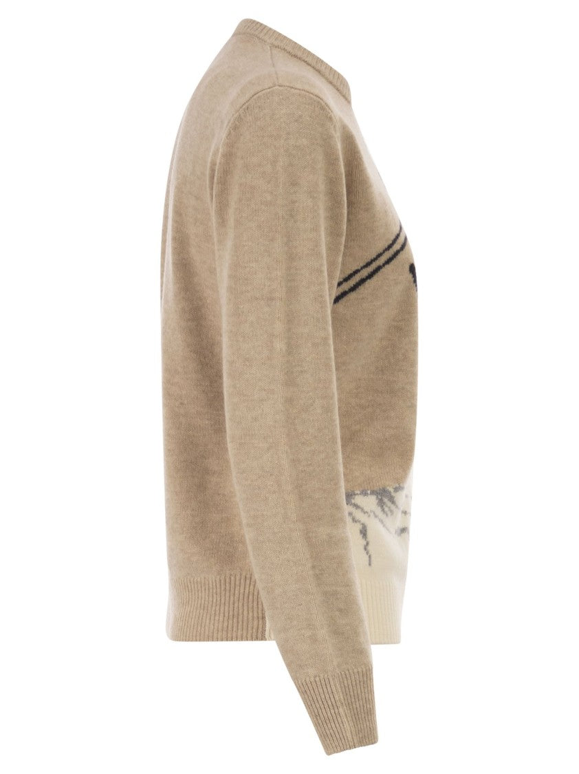 Mc2 Saint Barth New Queen - Wool-Blend Jumper With Embroidery