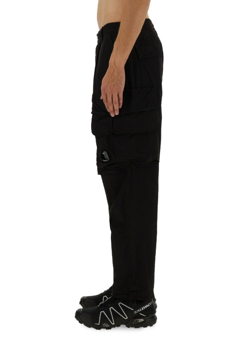 C.P. Company Relaxed Fit Black Cargo Pants