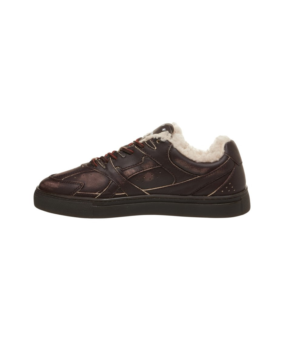 Copenaghen Suede Sneakers With Synthetic Fur Lining