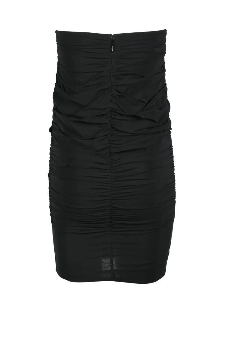 Pinko Viscose Elastane Skirt - Black