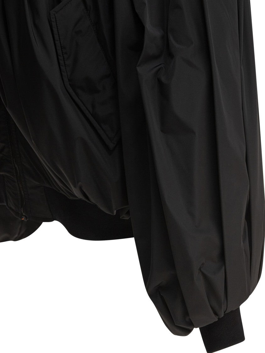 Balenciaga Draped Bomber Jacket
