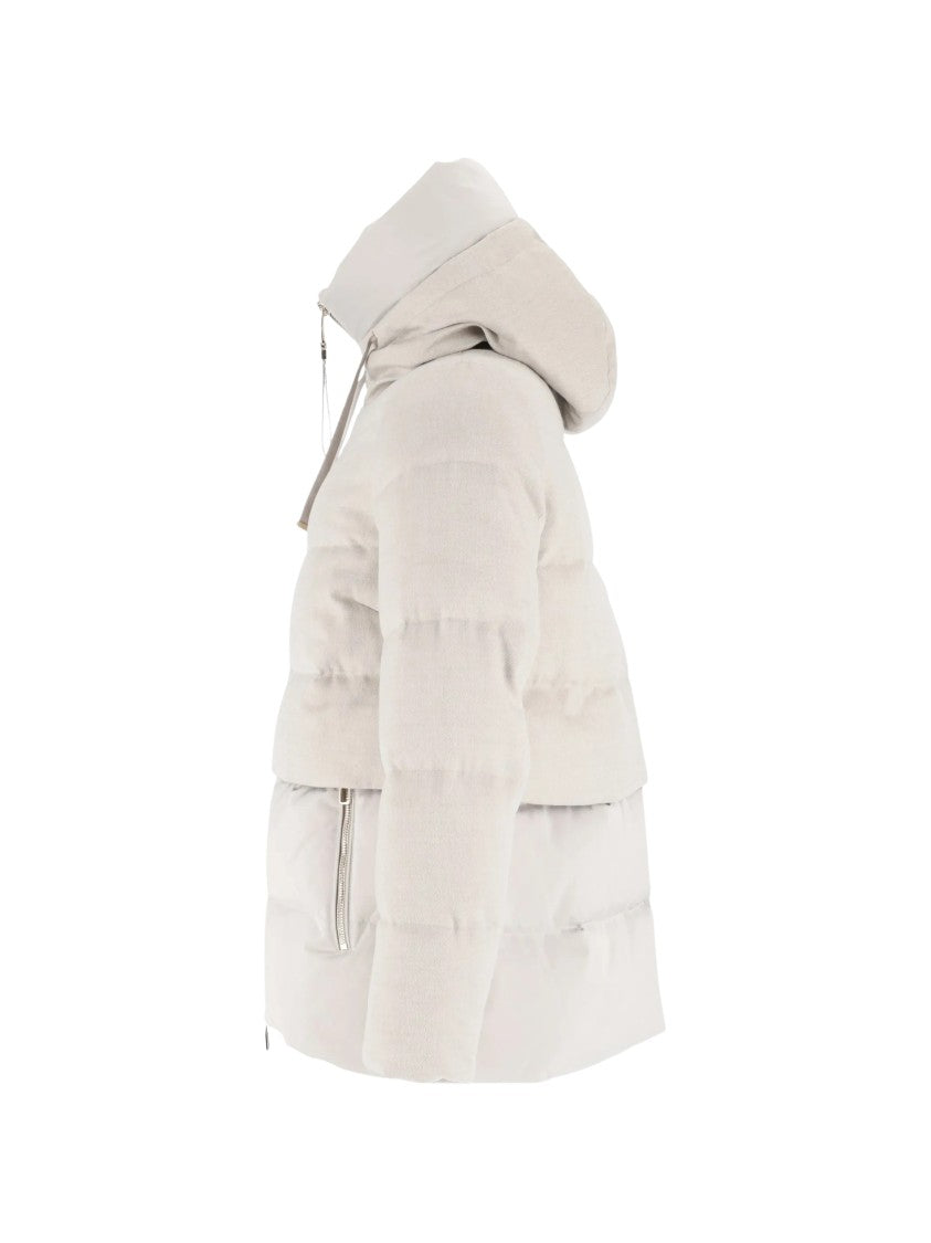 Duno Parka Corto Two-Tone Padded Short Parka