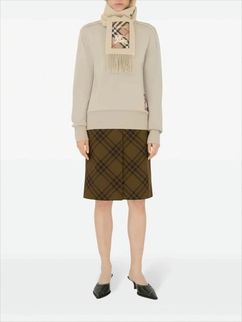Burberry Light Beige Cashmere Scarf