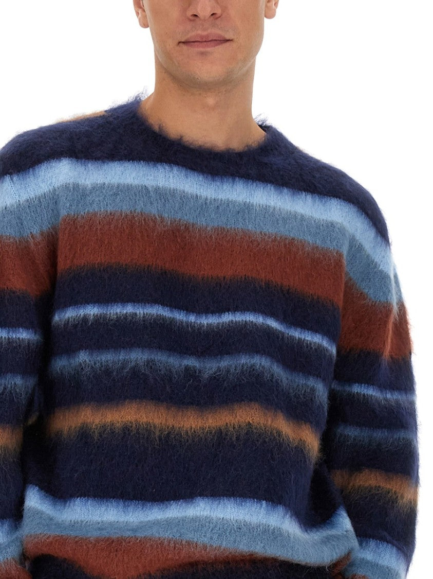Etro Striped Wool Jersey With Relaxed Fit