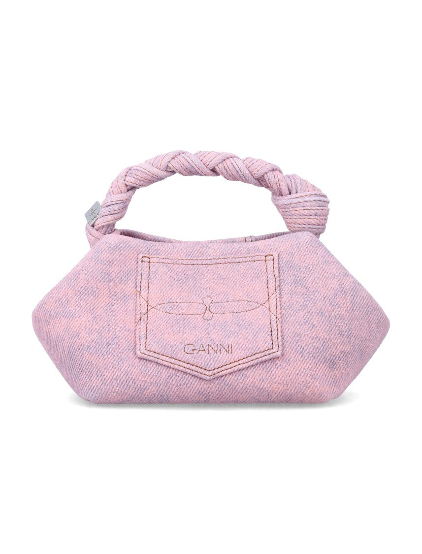 Ganni Bou Small Denim Handbag Bag