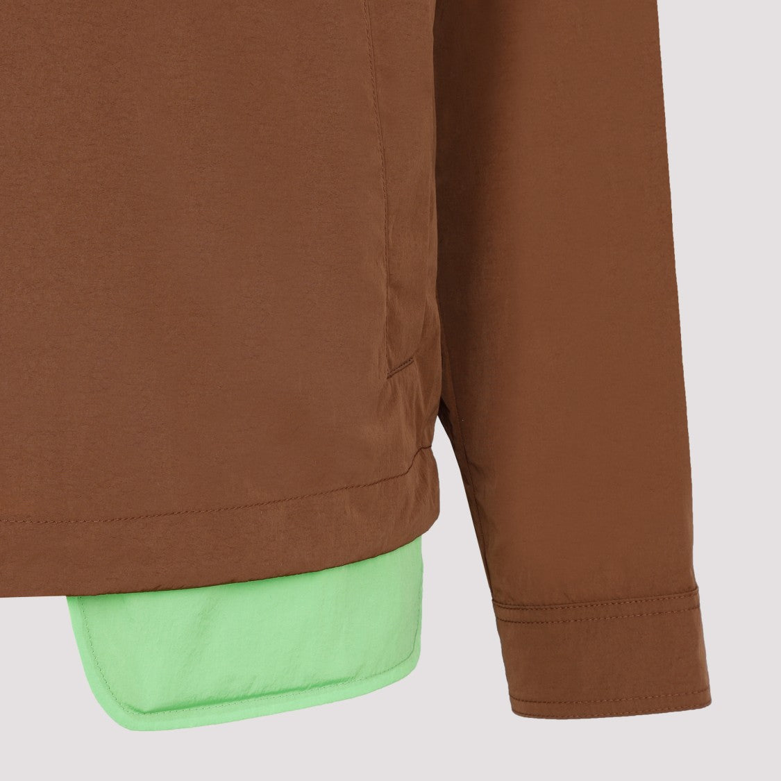 Dior Coffee Brown Hooded Anorak