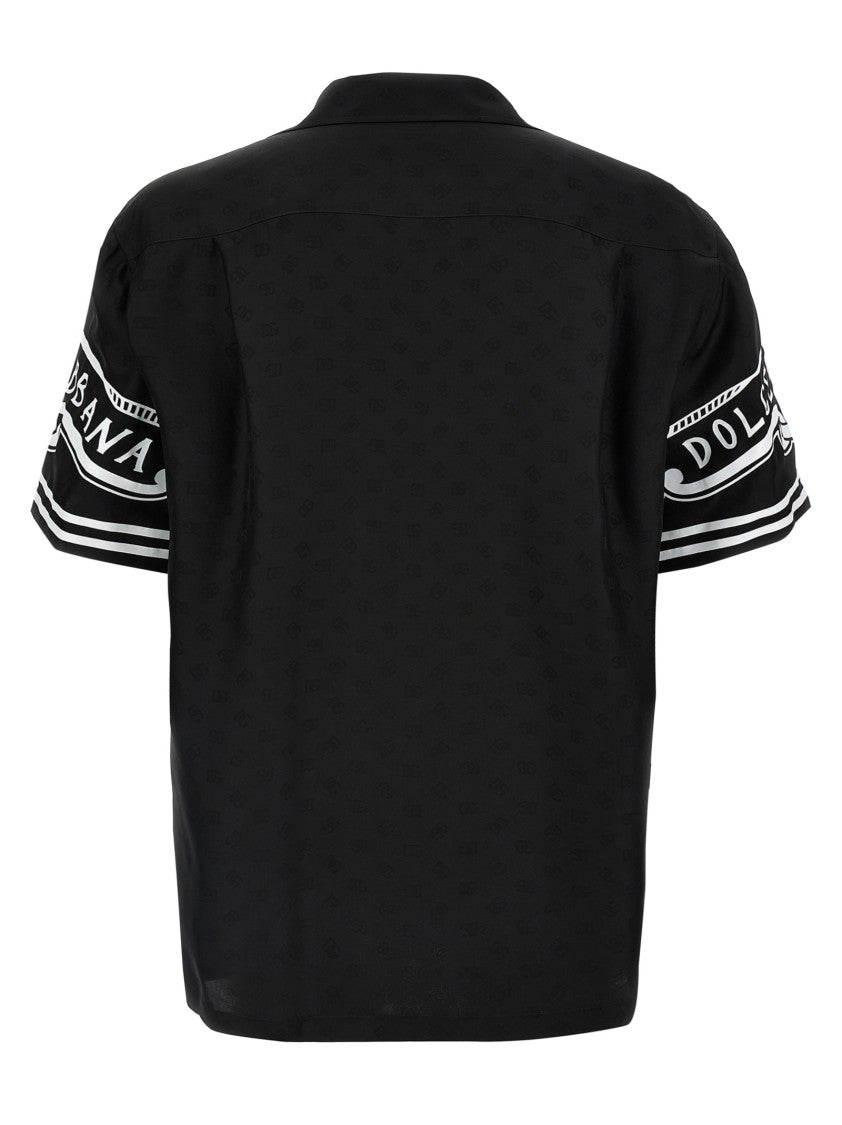 Dolce & Gabbana Bandana Print Silk Twill Shirt