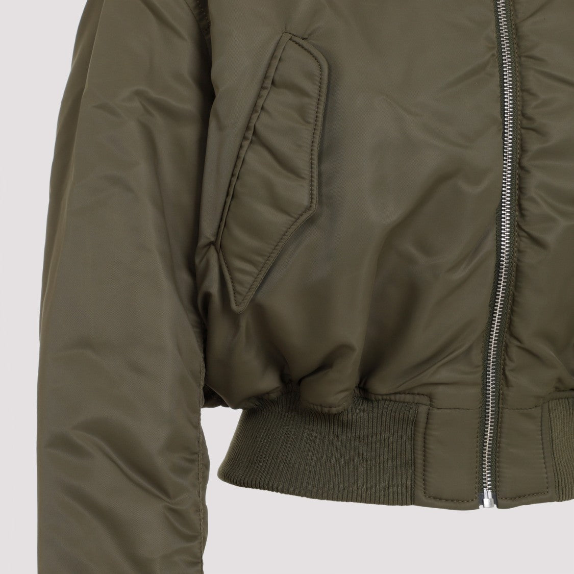 Mm6 By Maison Margiela Khaki Green Bomber Jacket