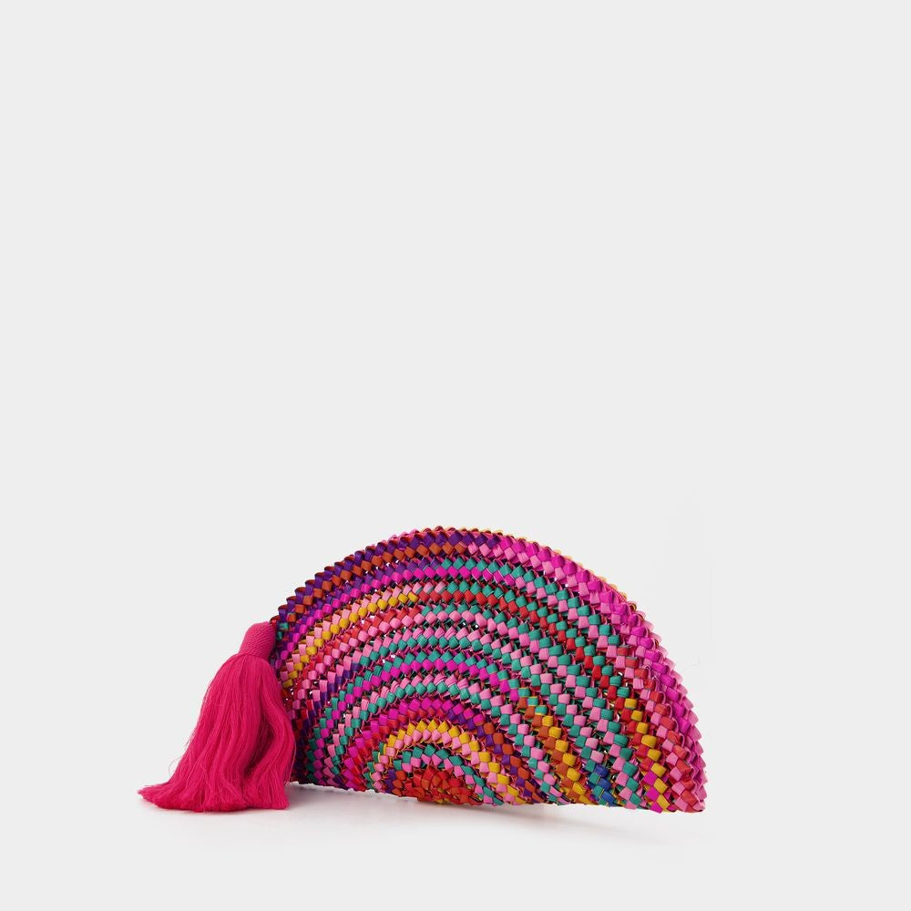 Nannacay Valentina Dreamscape Clutch  - Multi - Cotton