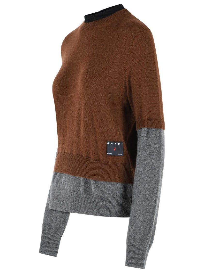Marni Brown Cashmere Sweater