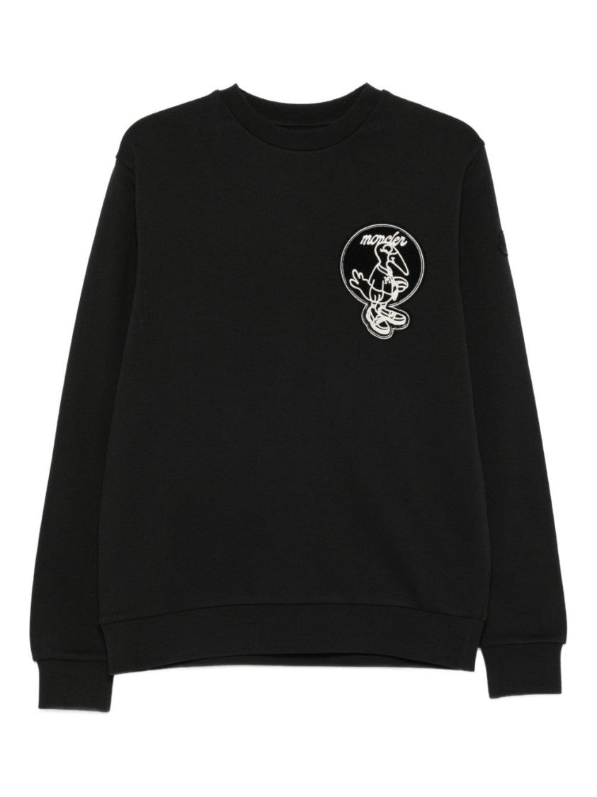 Moncler Relaxed-Fit Gray Sweatshirt