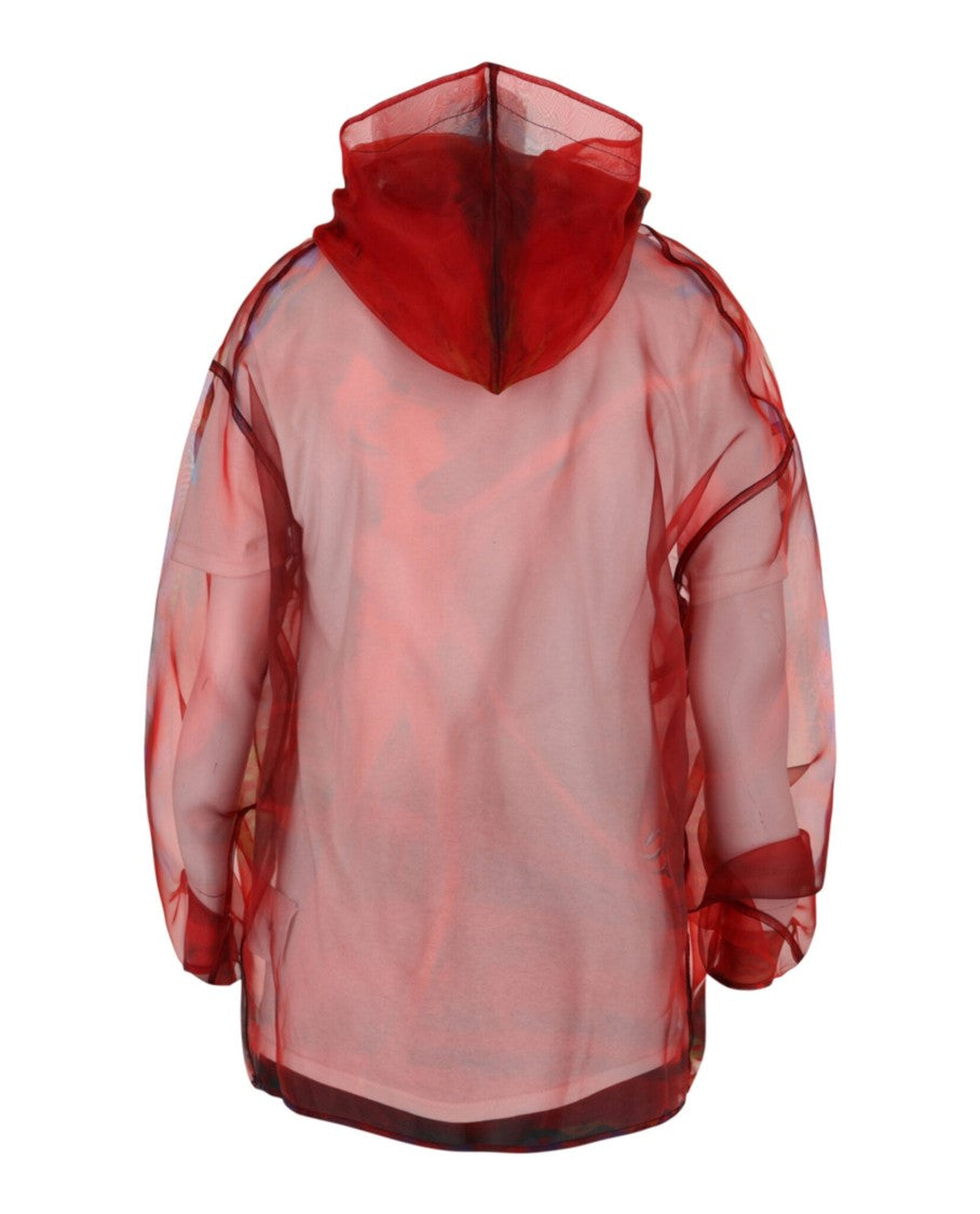 Givenchy Sheer Hooded Sweatshirt